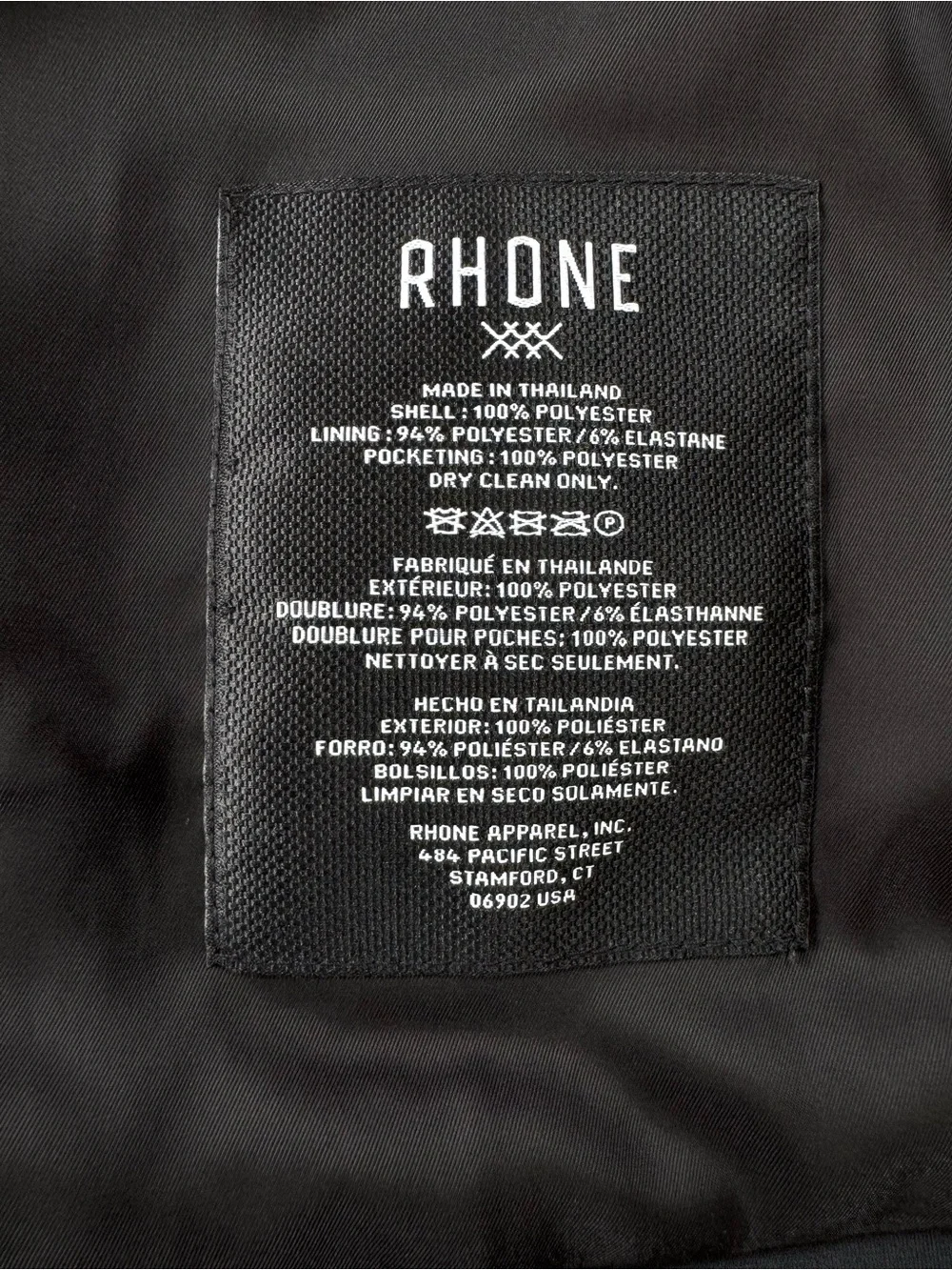 NWT Rhone Commuter Flex Knit Performance Blazer Black Slim Fit Men’s XL